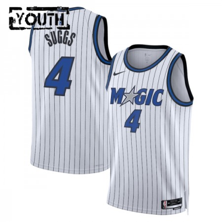 Dres Orlando Magic Jalen Suggs Nike 2025-26 Association Edition Bijela Swingman - Dječji